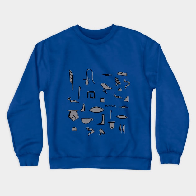 Show me the hieroglyphs! Crewneck Sweatshirt by Aesir_Artwork